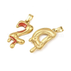 Подвески из нержавеющей стали 304 с эмалью&nbsp;STAS-Z174-01G