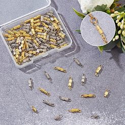 100 Stück Schraubverschlüsse aus Messing in 2 Farben&nbsp;KK-NB0002-66