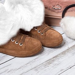 Чехол для ботинка из полиэстера с имитацией лисьего меха&nbsp;AJEW-WH0570-04A