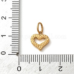 Ciondoli in acciaio inossidabile 304 con micro pavé di zirconi cubici trasparenti&nbsp;CU-CBA703A-04G-04