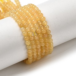 Природный Топаз нефрита бисер нитей G-Z116-A11-3mm