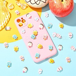 Кабошоны из непрозрачной смолы&nbsp;RESI-CJ0004-89