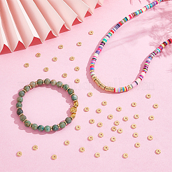 Spacer бисер латунные&nbsp;KK-BC0014-22A