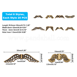 Сплавочные овальные бусины тибетского стиля  PALLOY-PH0001-10AB-NF