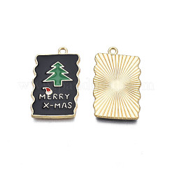 Crémaillère placage pendentifs en émail d'alliage&nbsp;ENAM-N055-141
