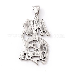 Подвески из нержавеющей стали 304 в тибетском стиле&nbsp;STAS-P305-35AS