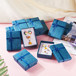 Прямоугольный бумажный набор ювелирных изделий CBOX-TAC0005-01