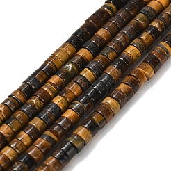 Природных тигровый глаз бисер нитей&nbsp;G-Z110-A34-2x4mm-01