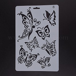 Wiederverwendbare Zeichenschablonen aus Kunststoff&nbsp;DIY-F018-B08