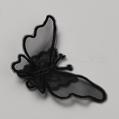 Accessoires d'ornement de broderie de dentelle papillon 3d&nbsp;FIND-WH0420-147B
