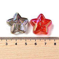 Уф-покрытие прозрачные акриловые бусины&nbsp;MACR-F083-03