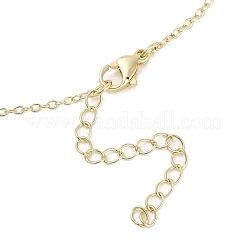 Colliers avec pendentif initial en forme de coquille plaqué or 18 carat&nbsp;IL8059-10
