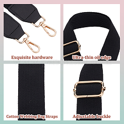 Хлопковые регулируемые лямки для сумок PURS-WH0005-72LG-02