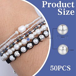 925 Sterling Silber Zwischenperlen&nbsp;STER-SZ0001-03B