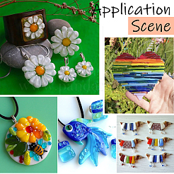 Стеклянные кабошоны для термоплавления в микроволновой печи&nbsp;FIND-SP0004-58A