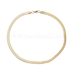 PVD вакуумное покрытие 304 нержавеющая сталь змеиные цепи ожерелья&nbsp;NJEW-O058-32G