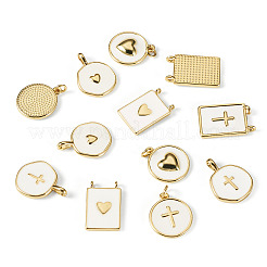 12 pz 6 stili pendenti in ottone smaltato&nbsp;KK-TA0008-59