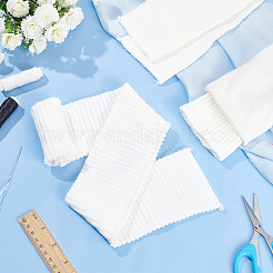 Rippstoff aus 95 % Baumwolle und 5 % Spandexfaser für die Bündchen&nbsp;LS-OCOR-WH0082-148B