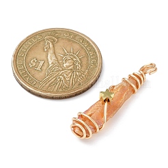 Гальванические необработанные грубые подвески из натуральной кварцевой медной проволоки&nbsp;PALLOY-JF02413-01