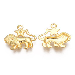 Pendentif en alliage plaqué or strass&nbsp;PALLOY-WH0067-15G-05