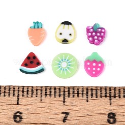 Кабошоны из полимерной глины ручной работы с фруктами CLAY-T022-08A