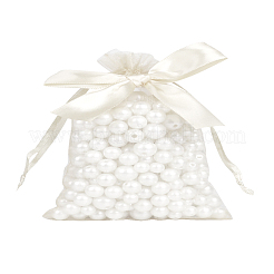 10 шт. прямоугольные мешочки из органзы с завязками OP-LP0001-03