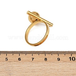 Кольца из нержавеющей стали 304 для женщин&nbsp;RJEW-Z107-02G