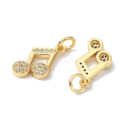 Messing klare Zirkonia Charms&nbsp;XGRQ3P809-629G
