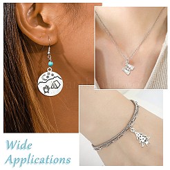 90 pendentif en alliage de style tibétain à thème de camping&nbsp;FIND-CJ0005-64