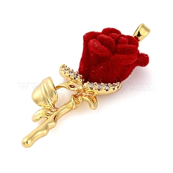 Латунные микро проложить кубического циркония подвески KK-A232-06G