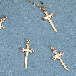 10шт латунные подвески с микропаве и кубическим цирконием KK-BBC0020-11