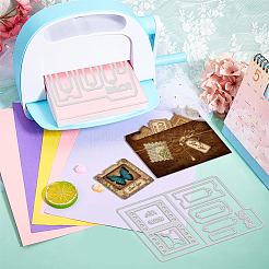 Углеродистая сталь разрезает трафареты DIY-WH0309-1803