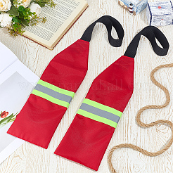 2 drapeau de sécurité réfléchissant en tissu Oxford pour kayaks&nbsp;AJEW-GF0014-19B