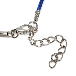 Изготовление плетеного ожерелья из вощеного хлопкового шнура MAK-YWC0001-01P-M1