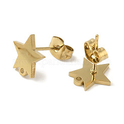 Ионное покрытие (ip) 304 нержавеющая сталь гвоздики фурнитура для сережек&nbsp;STAS-I206-70G