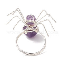 Кольца из натурального драгоценного камня RJEW-TA00211-02