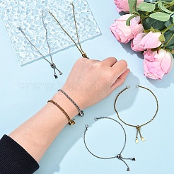 Изготовление браслета-цепочки Rolo из нержавеющей стали 304 (10 шт.)&nbsp;AJEW-YW00004-02