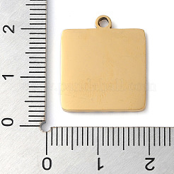 Colgantes de acero inoxidable 304 con revestimiento iónico (IP)&nbsp;STAS-D025-03G-01