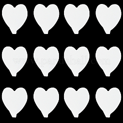 12 x herzförmiger Klebehaken aus Eisen&nbsp;AJEW-CN0005-59C