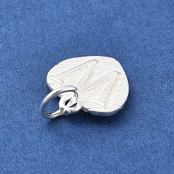 925 серебряное сердце с заглавными буквами STER-S009-13W-S