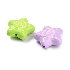 Краска для запекания непрозрачные акриловые бусины SACR-P035-08