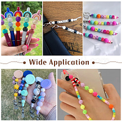 120шт 12 цвета силиконовые бусины&nbsp;SIL-TA0001-18