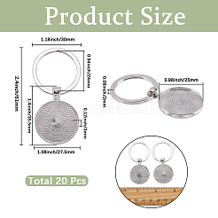 20 шт. оправа для кабошонов из сплава FIND-SC0016-39