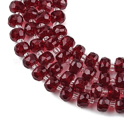 Chapelets de perles en verre transparente  &nbsp;X-GLAA-P076-01A-04