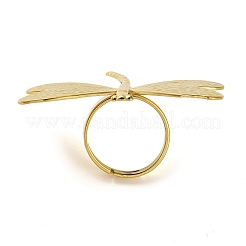 Регулируемое кольцо на палец из нержавеющей стали 304 для женщин&nbsp;LS-RJEW-H216-02G