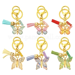 Брелок из акрила и эмали из сплава&nbsp;KEYC-FS00026-02