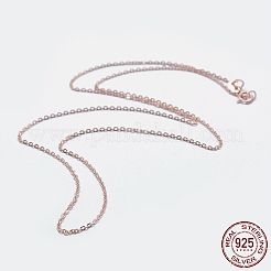 925 Kabelketten aus Sterling-Silber&nbsp;STER-F039-40cm-07RG