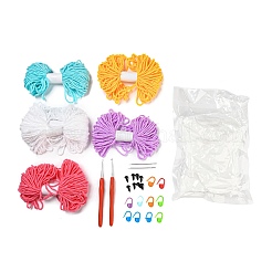 4 набор для вязания из китовой пряжи для начинающих DIY-F146-01