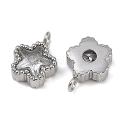 Подвески из нержавеющей стали 304 с микропаве из кубического циркония&nbsp;LS-STAS-K302-01A-P