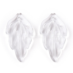 Прозрачные стеклянные бусины-лепестки&nbsp;GLAA-N001-18